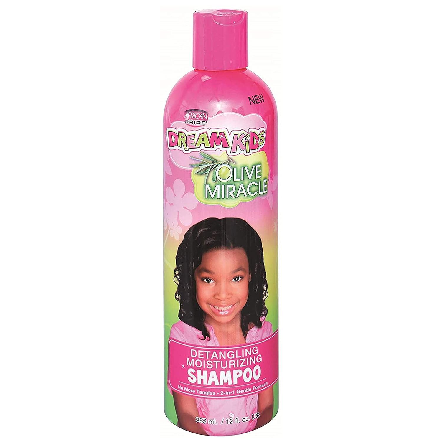 African pride Dream kids olive miracle detangling moisturizing shampoo