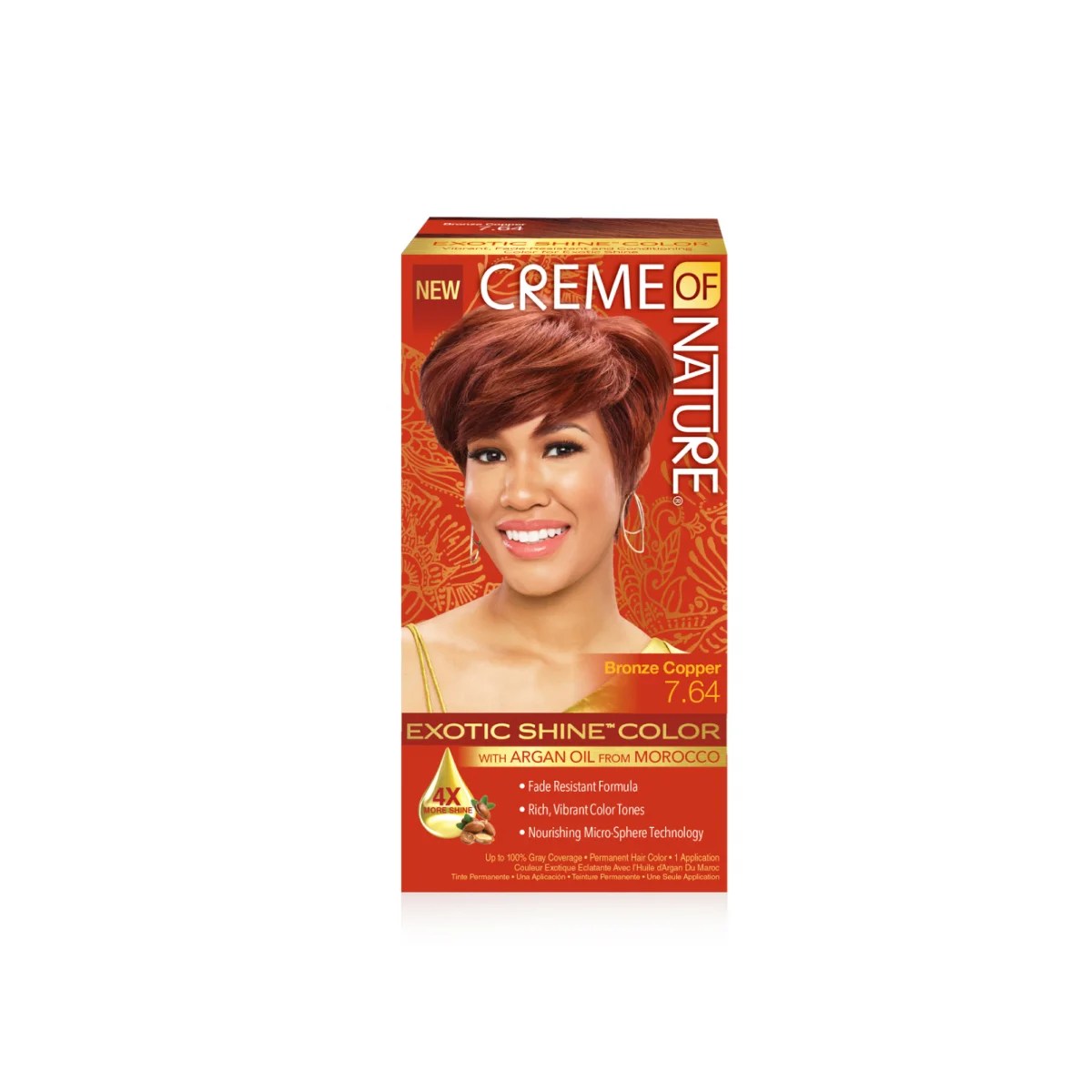 Creme of nature exotic shine colour bronze copper