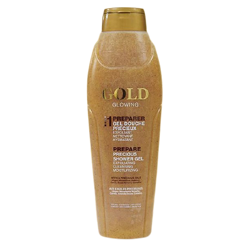 Gold glowing Gel douche precieux precious shower gel