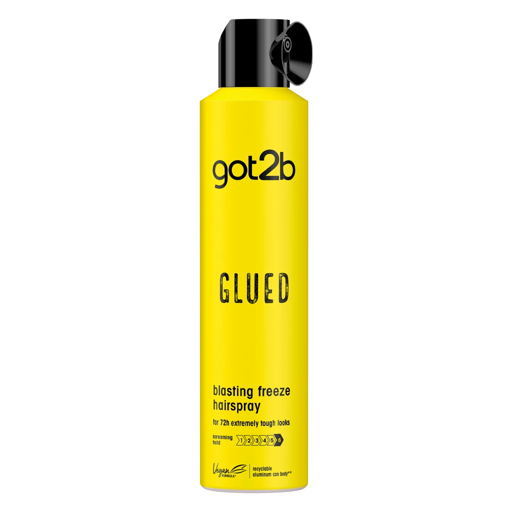 got2b Glued blasting freeze hairspray for 72h extremely tough looks