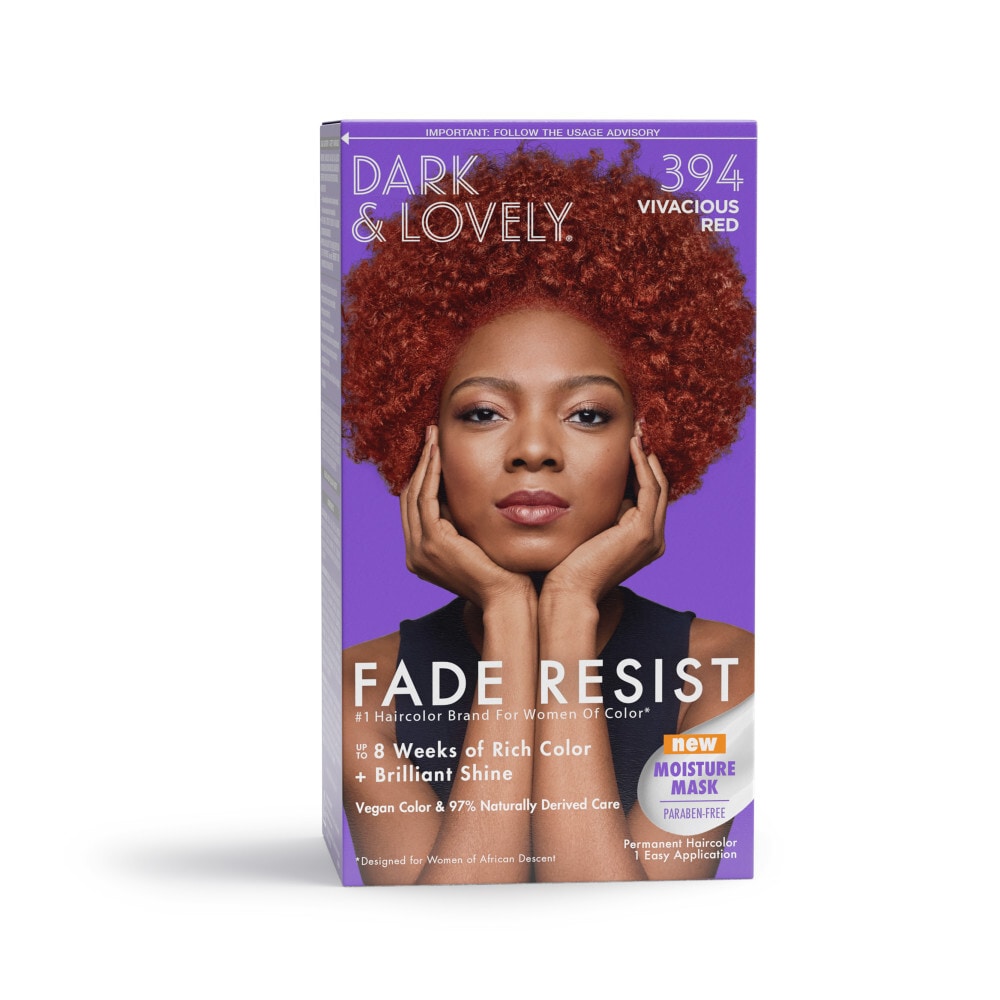 Dark & lovely fade resist 394 vivacious red