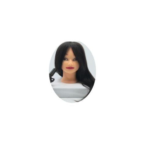 Tete avec cheveux synthetique