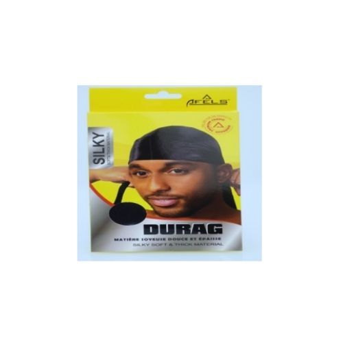 AFELS DURAG SILKY SATIN Noir-Homme