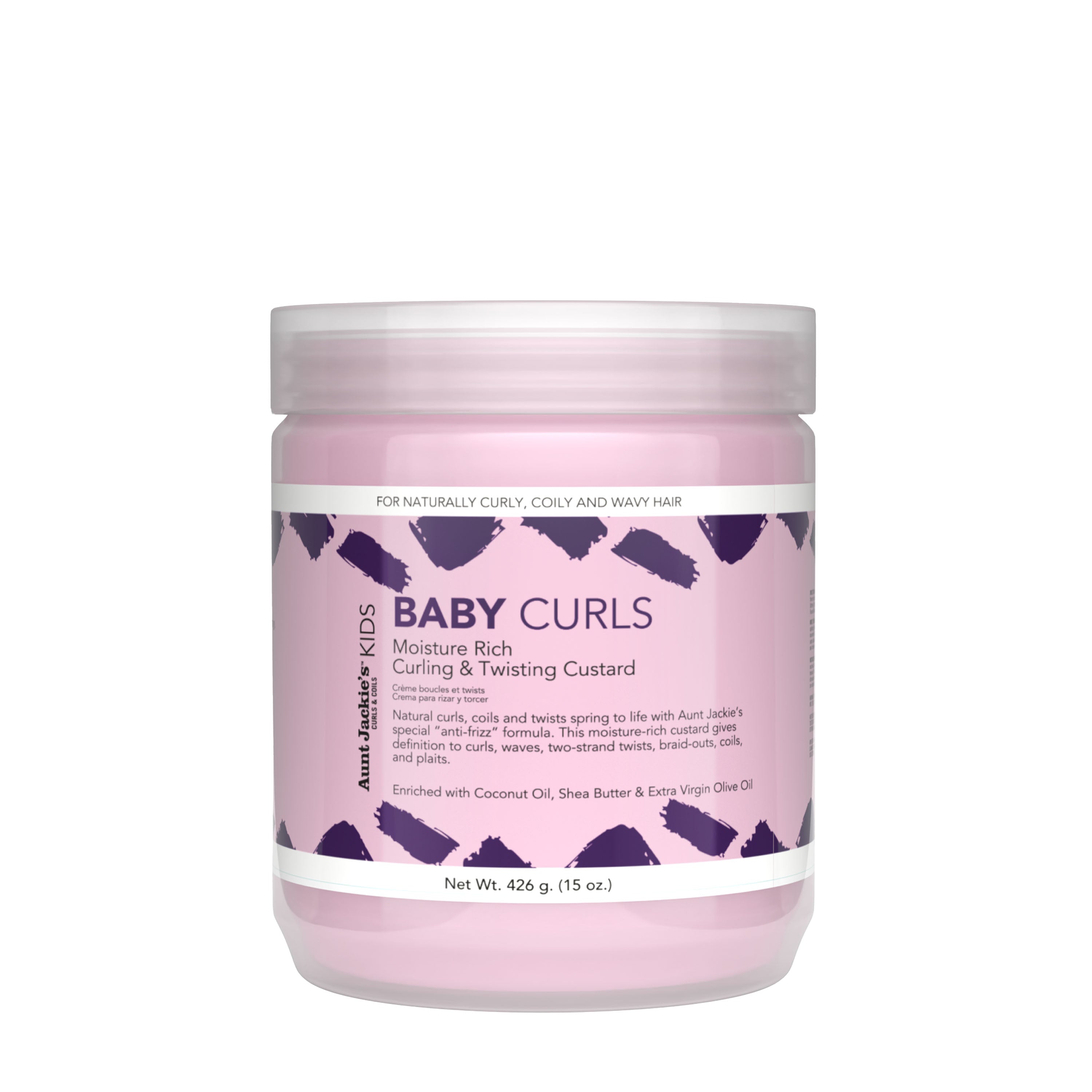 Aunt Jackie's curls & coils Kids Baby curls Moisture rich curling & twisting custard