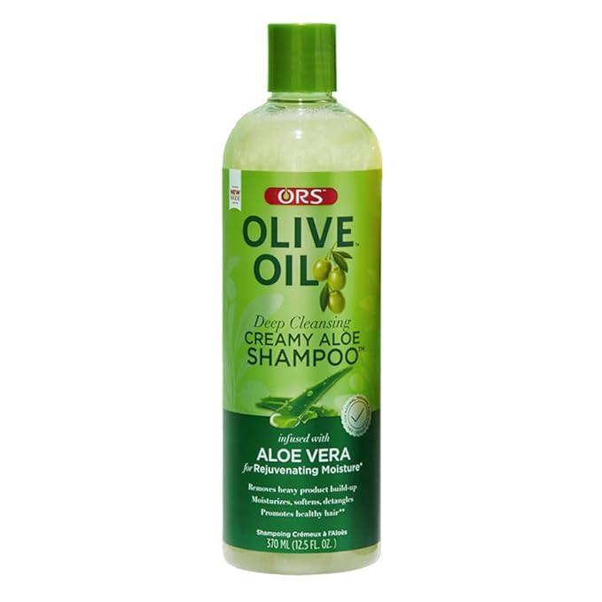 ORS olive oil deep cleansing creamy aloe shampoo