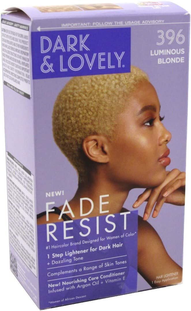 Dark & lovely fade resist 396 luminous blonde
