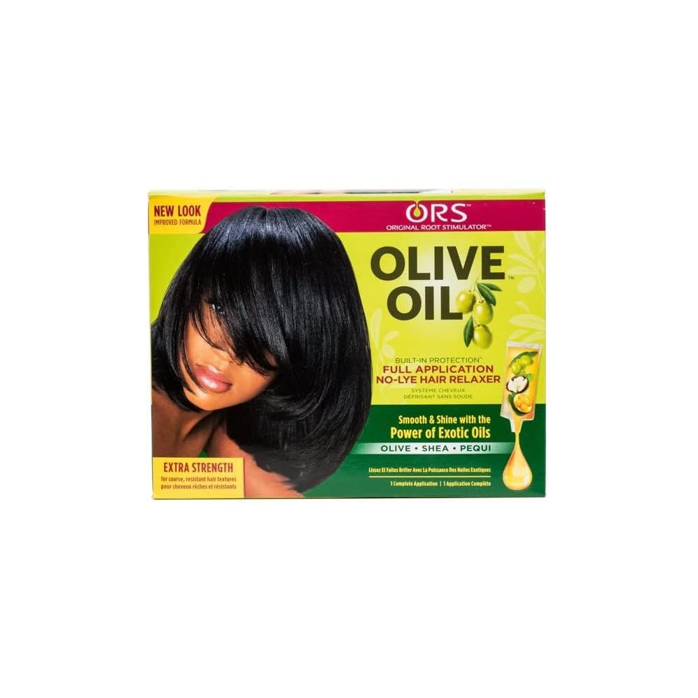 ORS olive oil full application no-lye hair relaxer