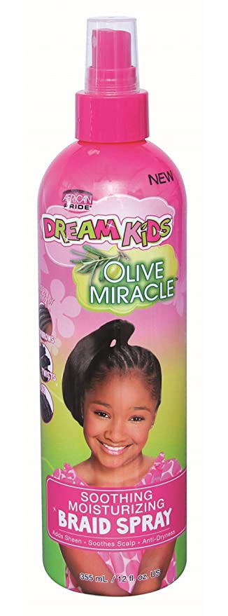African pride Dream kids olive miracle soothing moisturizing braid spray