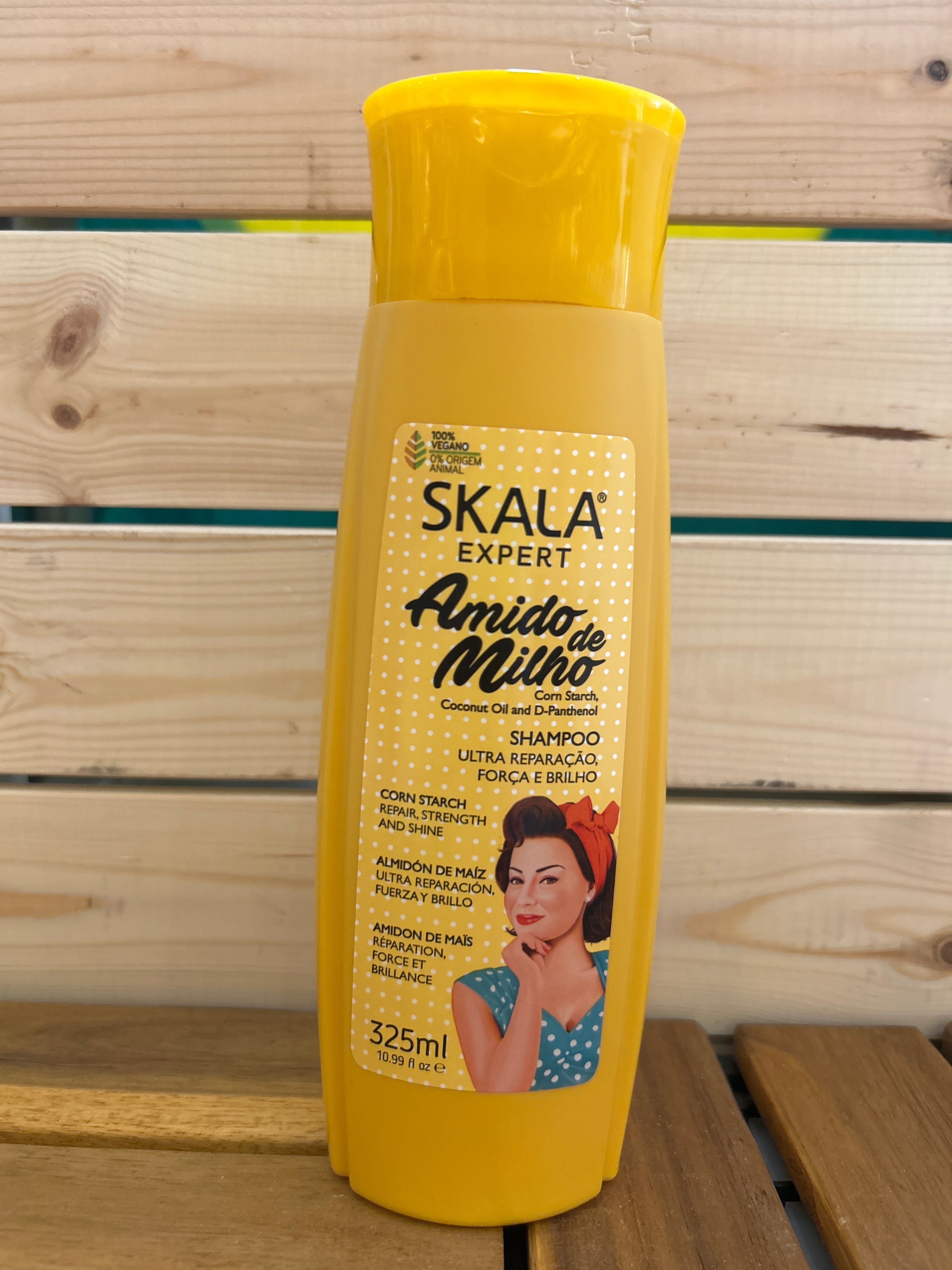 Skala expert Amido de Milho corn starch coconut oil and d pamthenol Shampoo