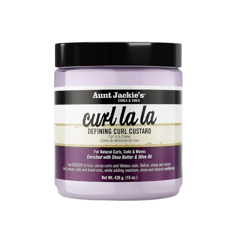 Aunt Jackie's curls & coils Curl la la defining curl custard