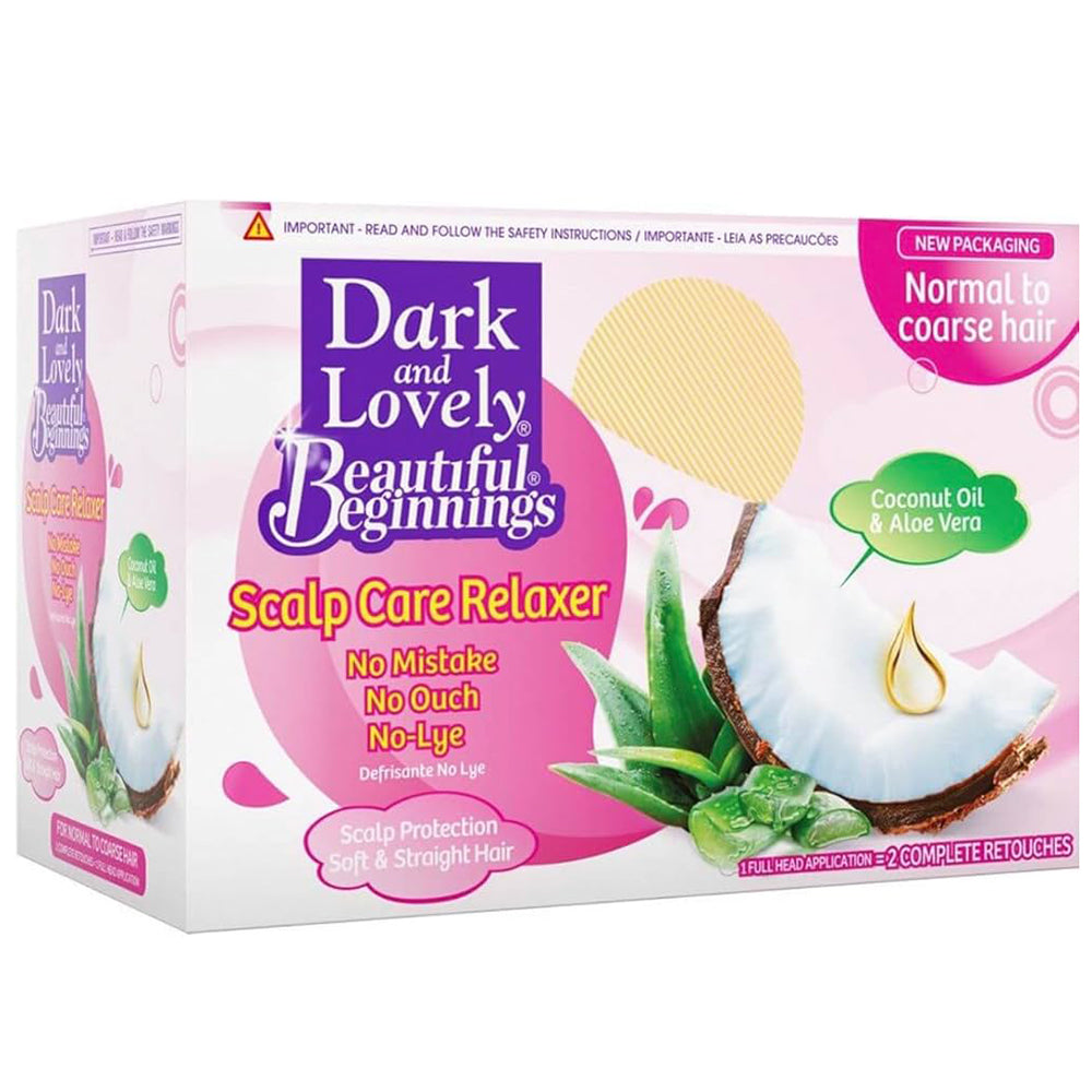 Dark & Lovely beautiful beginnings scalp care relaxer