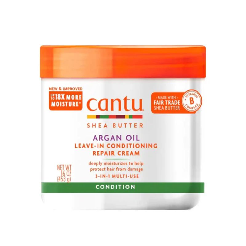Cantu shea butter Argan oil leave-in conditioning repair cream