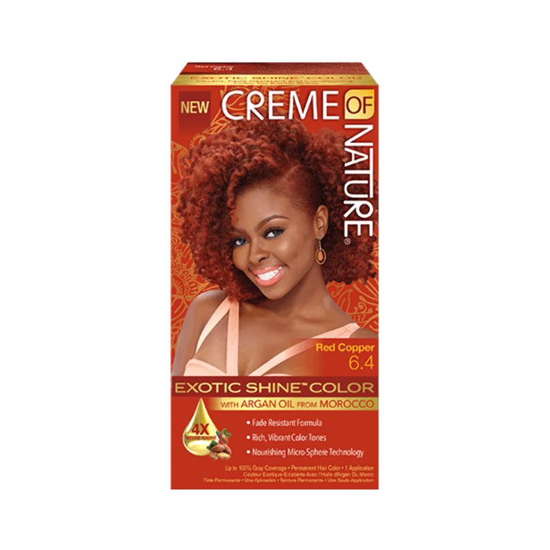 Creme of nature exotic shine colour red copper-6.4