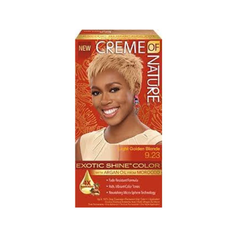 Creme of nature exotic shine colour with argan oil from morocco - light golden blonde - 9.23