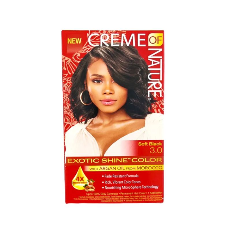 Creme of nature exotic shine colour softÂ blackÂ 3.0