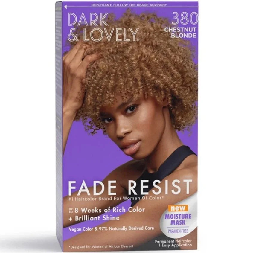 Dark & lovely fade resist 380 chestnut blonde