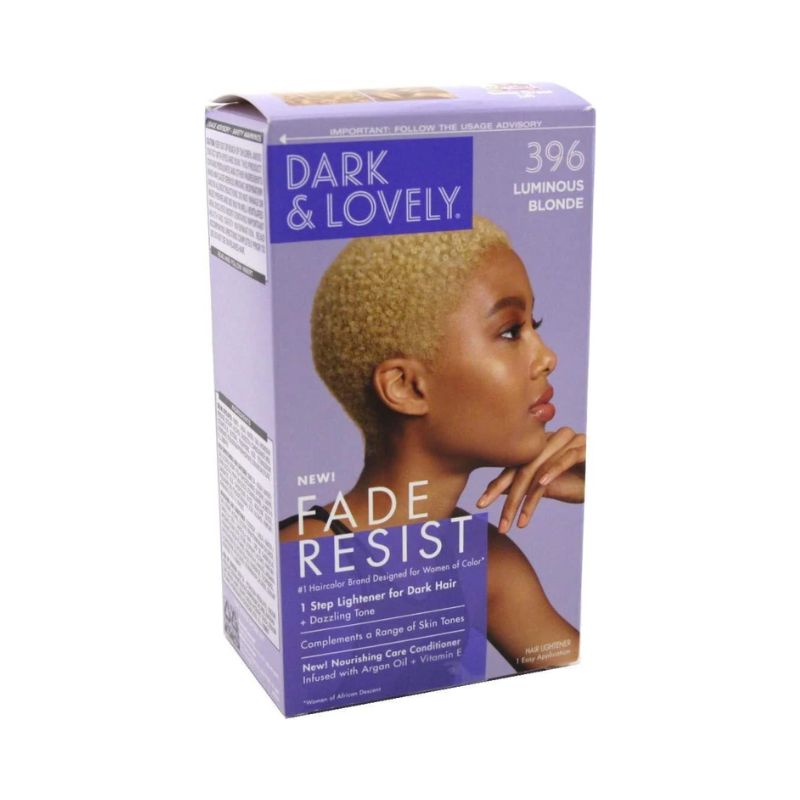 Dark & lovely fade resist 396 luminous blonde