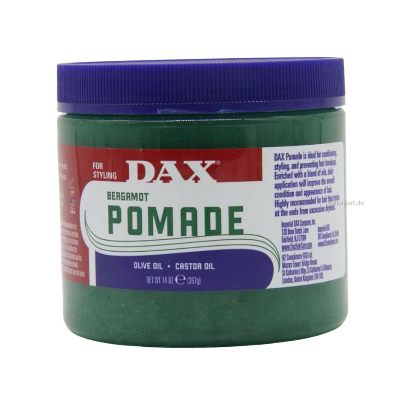 Dax bergamot pomade olive oil castor oil6 397g