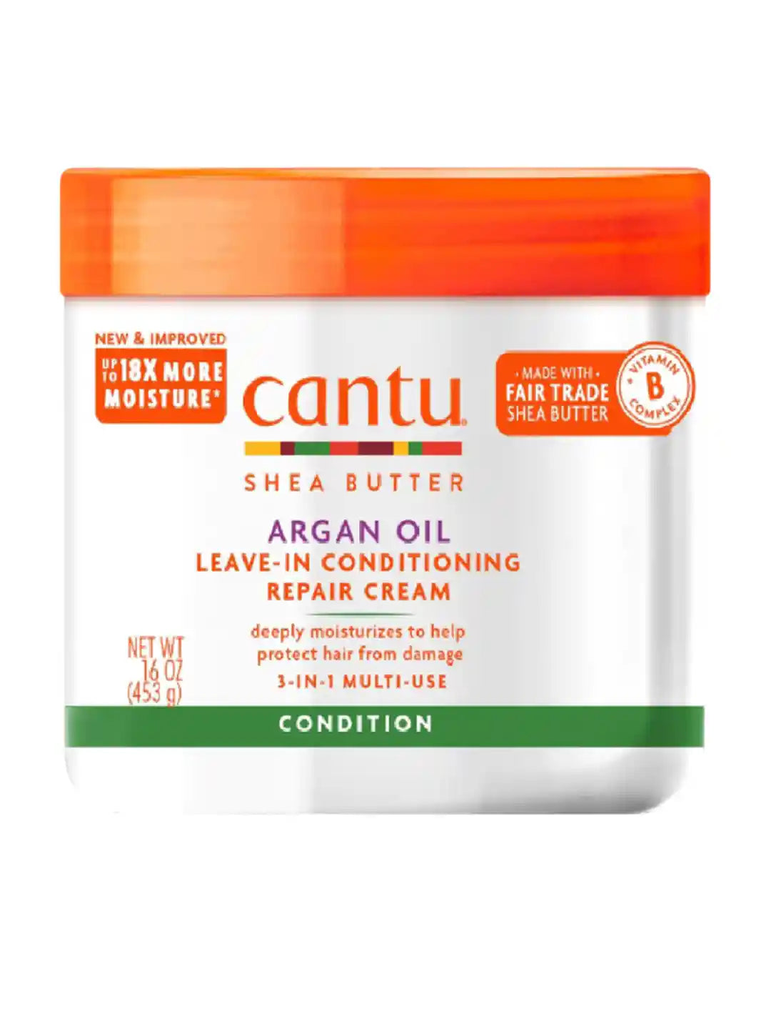 Cantu shea butter Argan oil leave-in conditioning repair cream