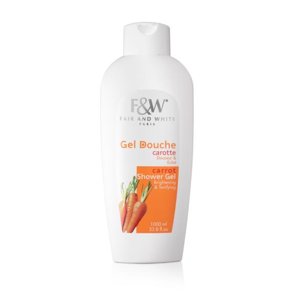 F&W Fair and white paris gel douche carotte carrot shower gel