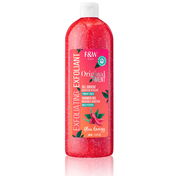 F&W paris exoliating exfoliant original piment shower gel