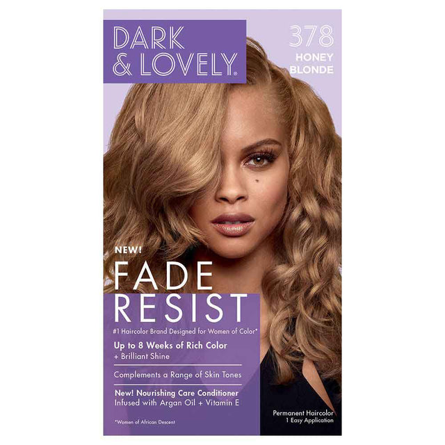 Dark & lovely fade resist 378 Honey Blonde