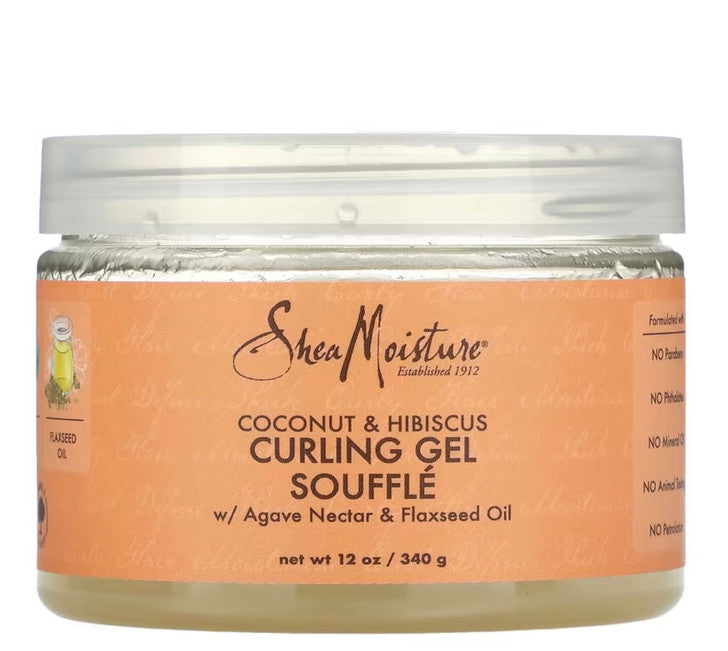 Shea moisture coconut & hibiscus curling gel souffle
