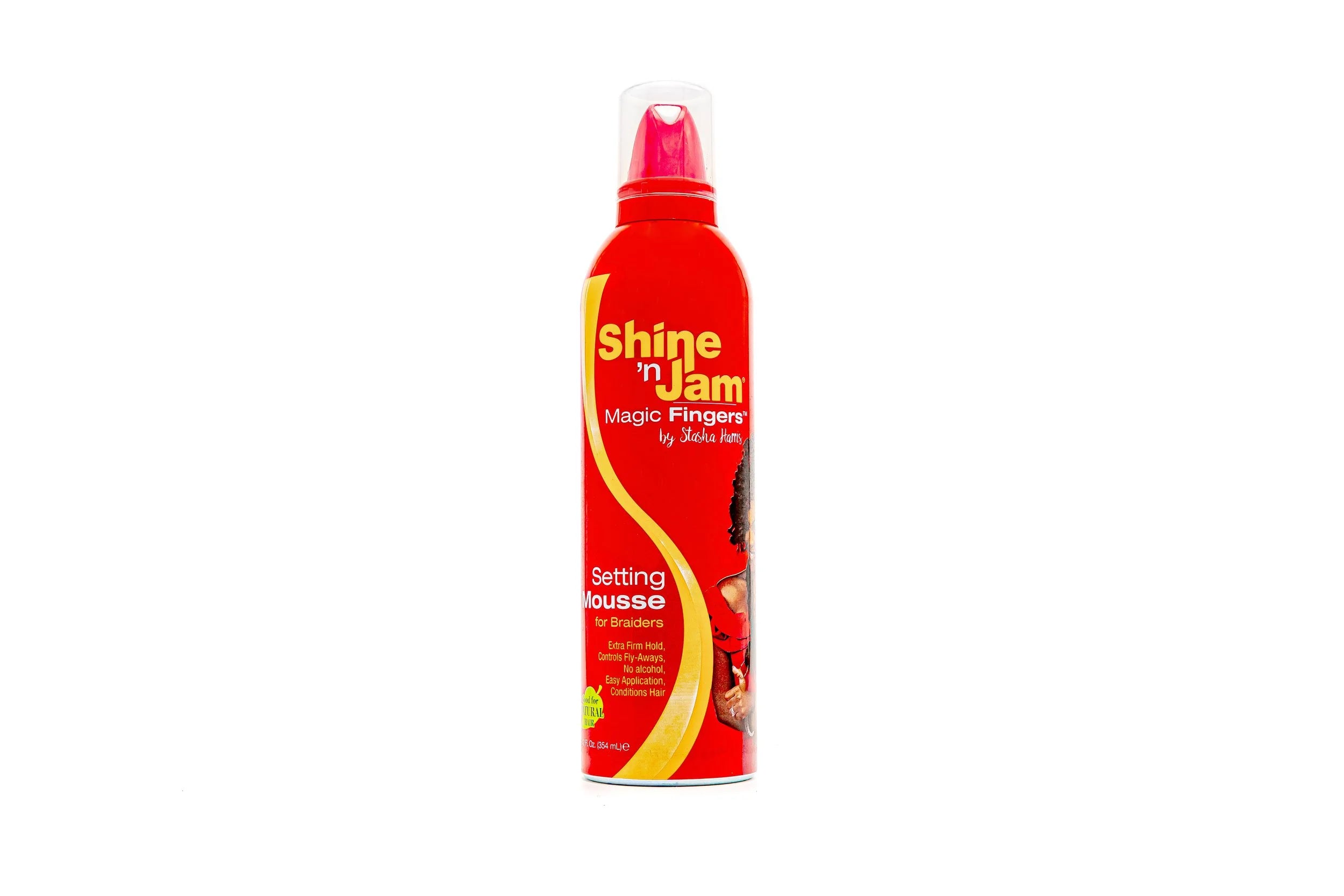 Shine 'n Jam Magic fingers by stasha harris Setting mousse for braiders