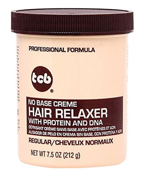 tcb no base creme hair relaxer with protein and dna