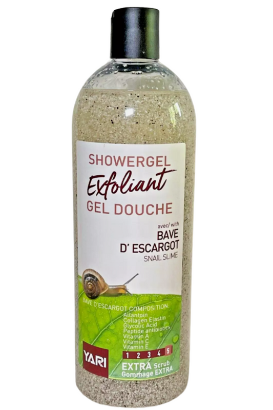 Yari Shower gel exfoliant gel douche abve d' escargot snails