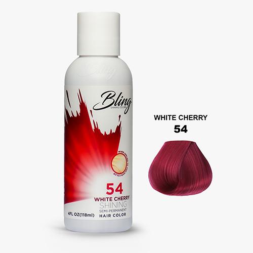 Bling shining semi-permanent hair colors White cherry