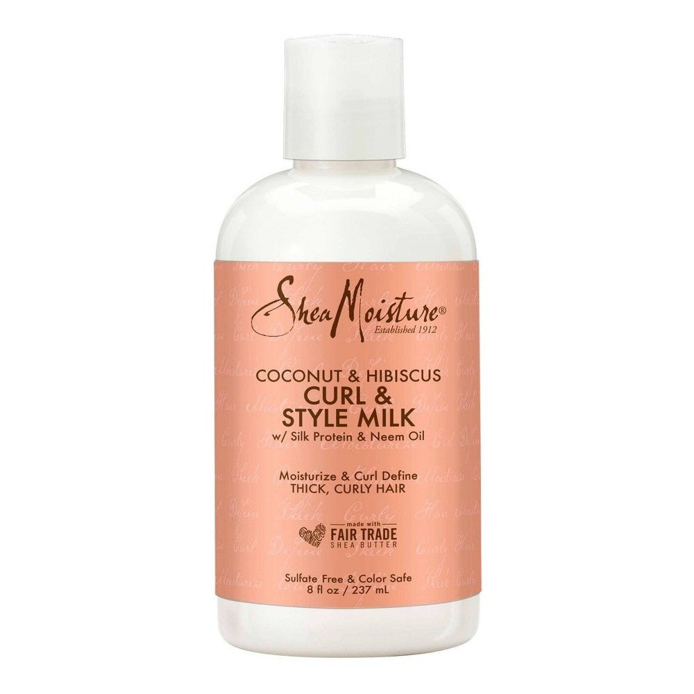 Shea moisture coconut & hibiscus curl & style milk