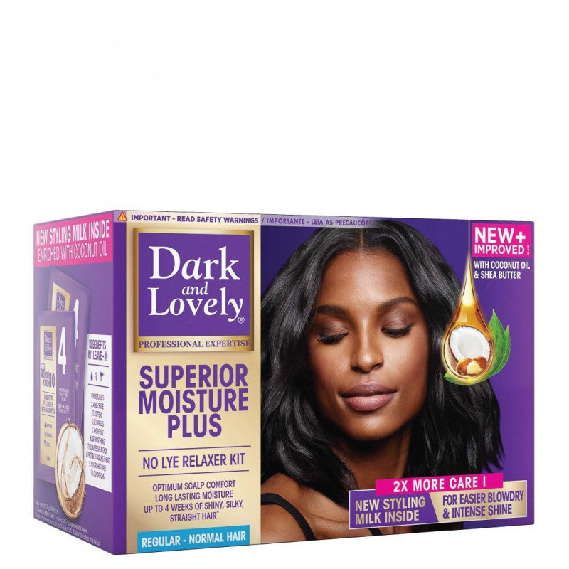 Dark and Lovely - Superior Moisture Plus No Lye Relaxer Kit Normal hair