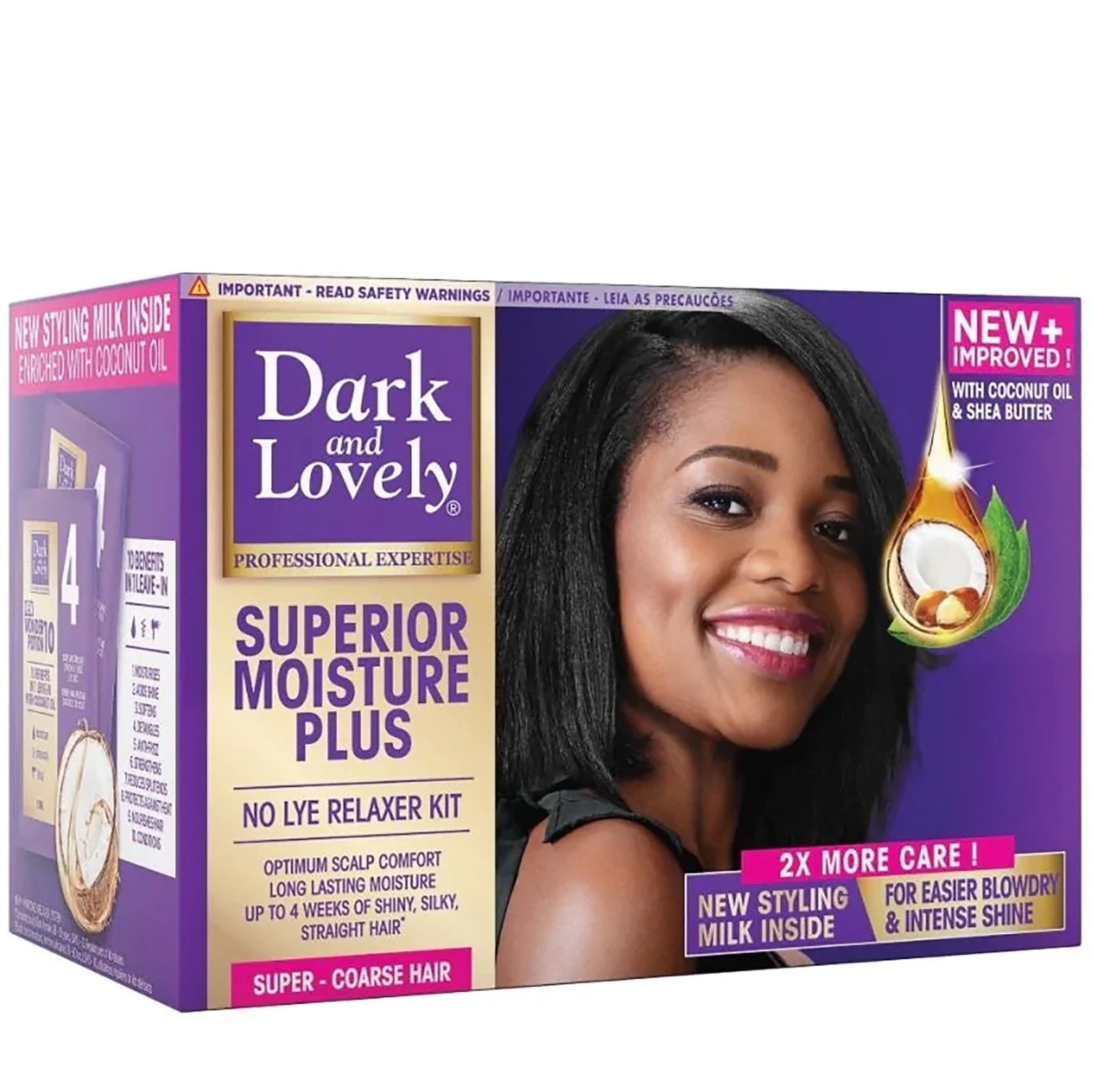 Dark And Lovely Moisture Plus No Lye Relaxer Super