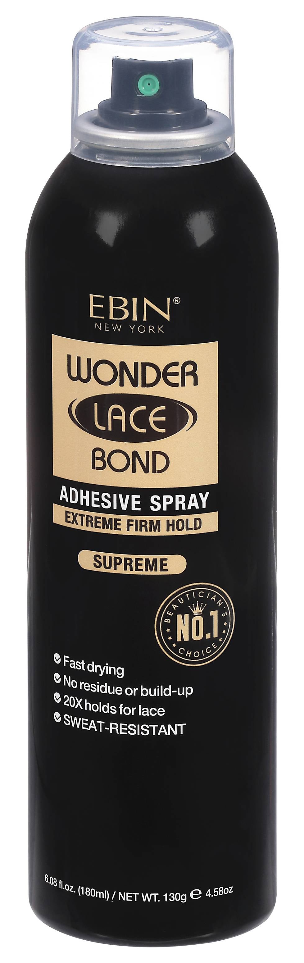 Ebin New york Wonder Lace bond adhesive spray 180 ml