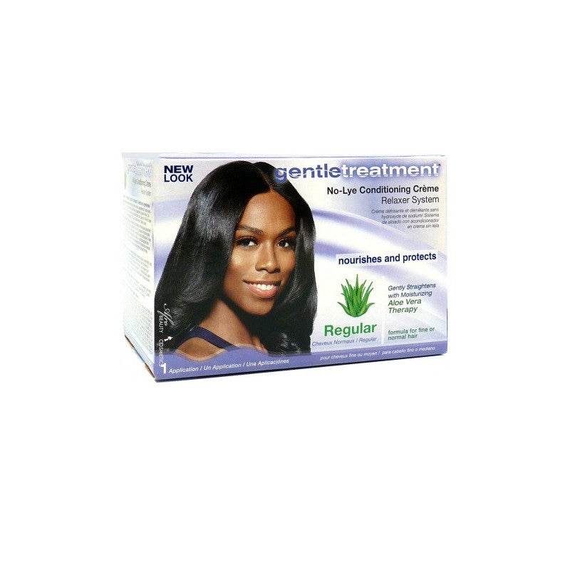 Gentle treatment No-lye conditioning creme relaxer system Regular
