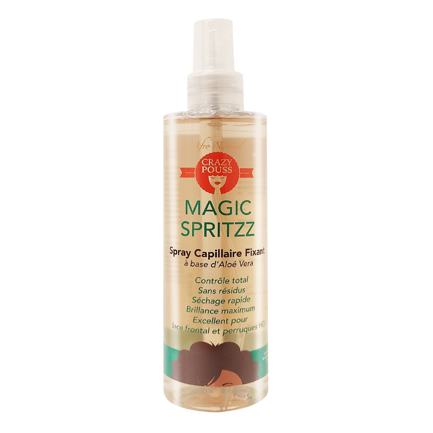 Afro naturel Carzy pouss Magic Spritzz Spray capillaire fixant