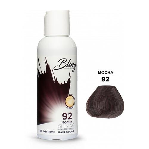 Bling shining semi-permanent hair colors Mocha