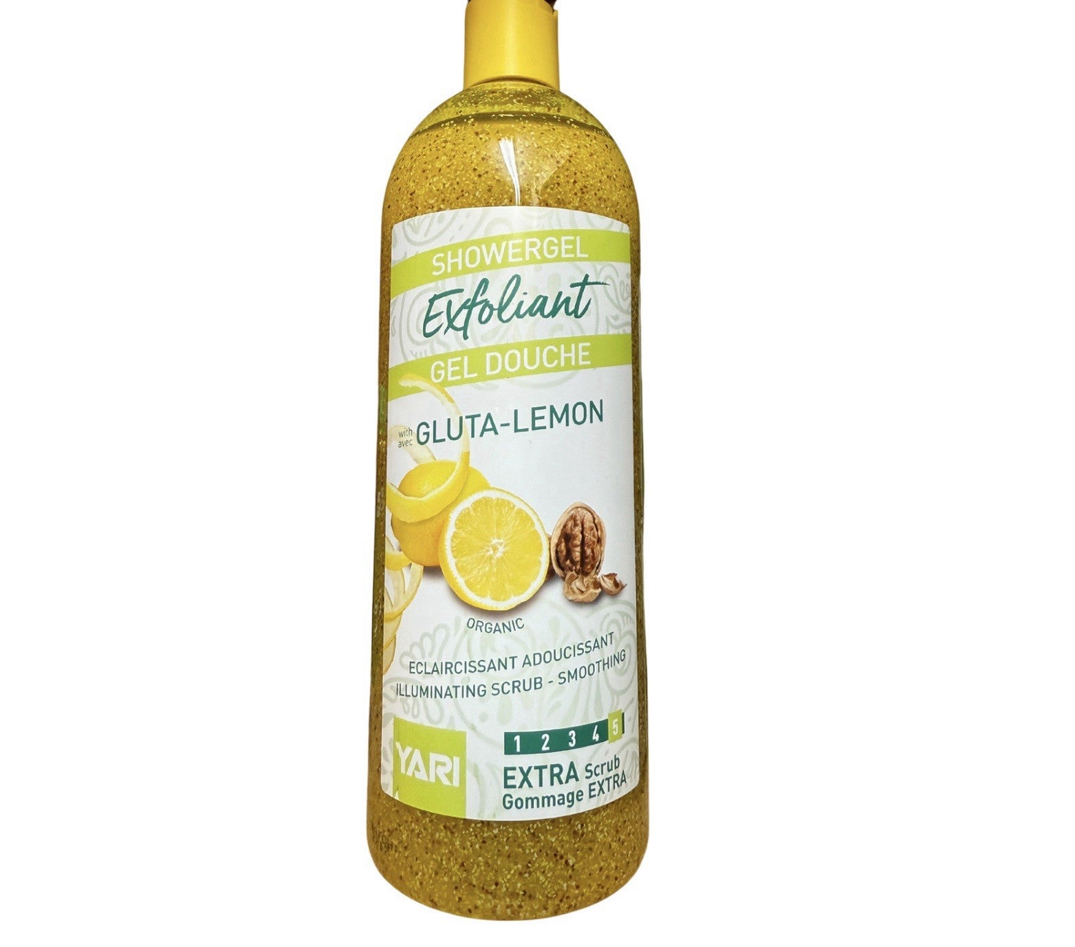 Yari showergel exfoliant gluta-lemon